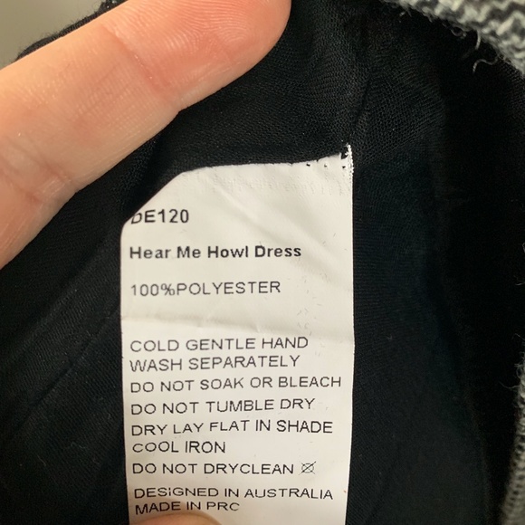 DELPHINE Off the Shoulder Polka dot Dress - Picture 7 of 7